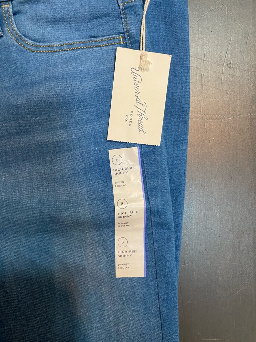 Universal Thread High Rise Skinny Jeans size 8 - Picture 7 of 10